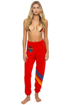 Classic ALL SEASONS CIRCLE CHEVRON SWEATPANTS - RED