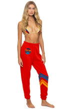 Classic ALL SEASONS CIRCLE CHEVRON SWEATPANTS - RED