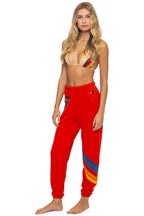 Classic ALL SEASONS CIRCLE CHEVRON SWEATPANTS - RED
