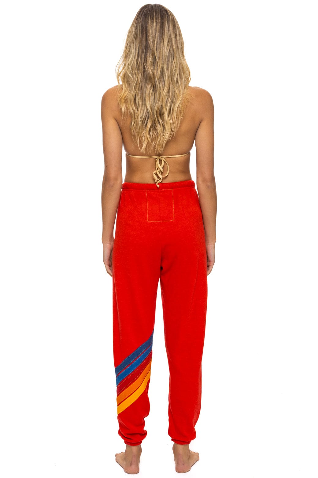 Classic ALL SEASONS CIRCLE CHEVRON SWEATPANTS - RED
