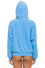 Classic MOUNTAIN STITCH CHEVRON PULLOVER HOODIE RELAXED - SKY