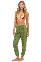 Classic BANDANA SWEATPANTS - JUNGLE GREEN