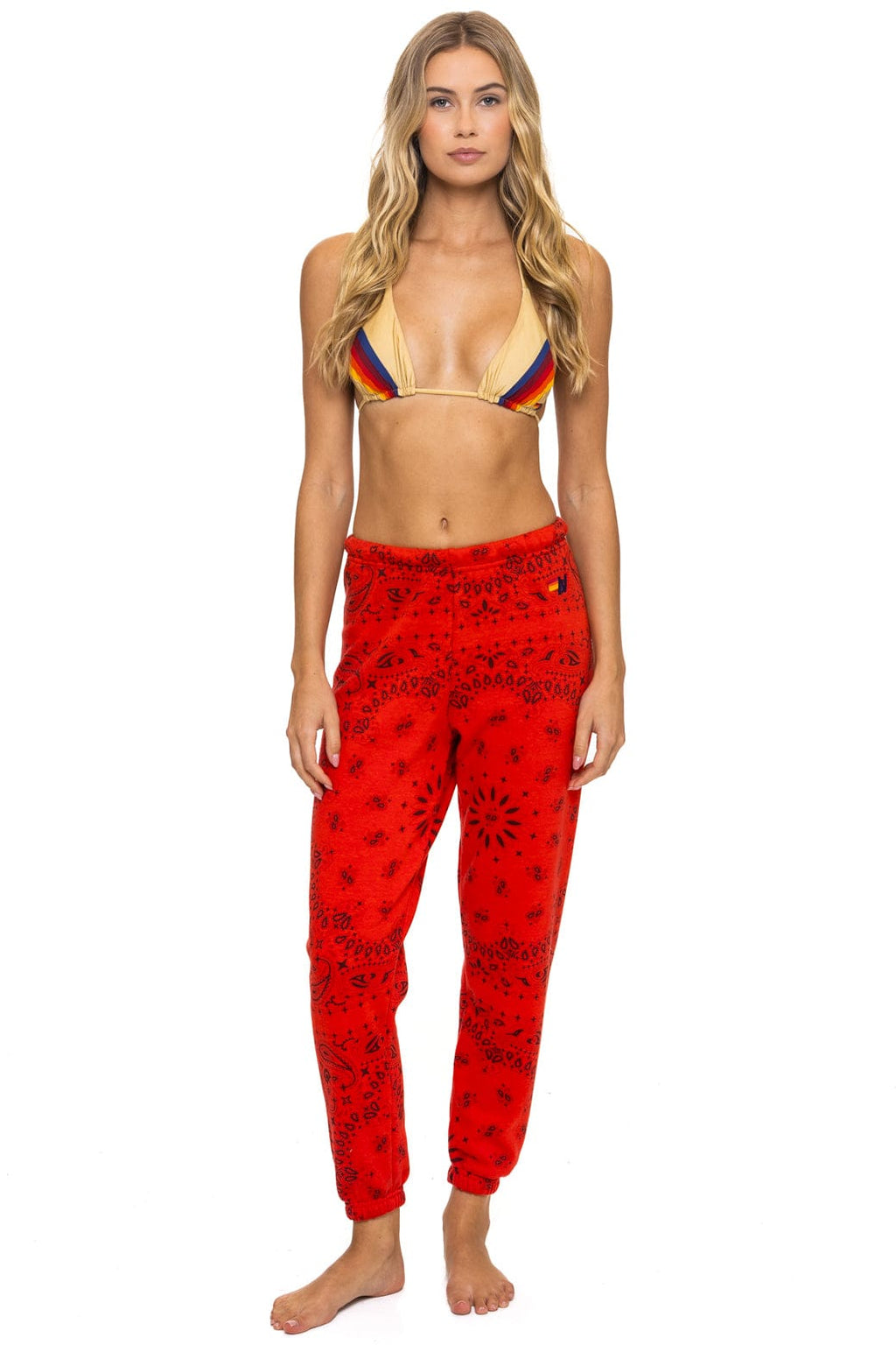 Classic BANDANA SWEATPANTS - RED