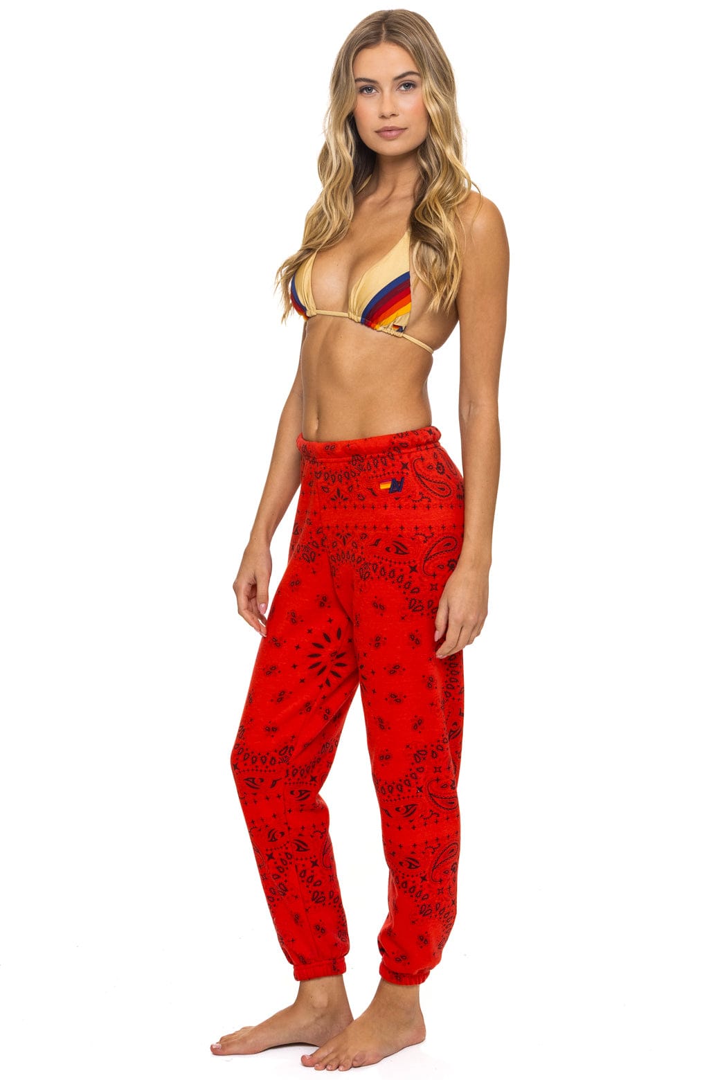 Classic BANDANA SWEATPANTS - RED