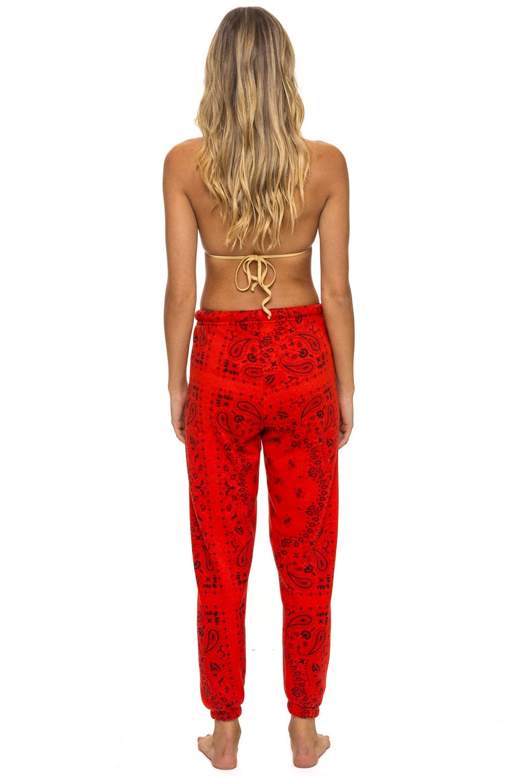 Classic BANDANA SWEATPANTS - RED