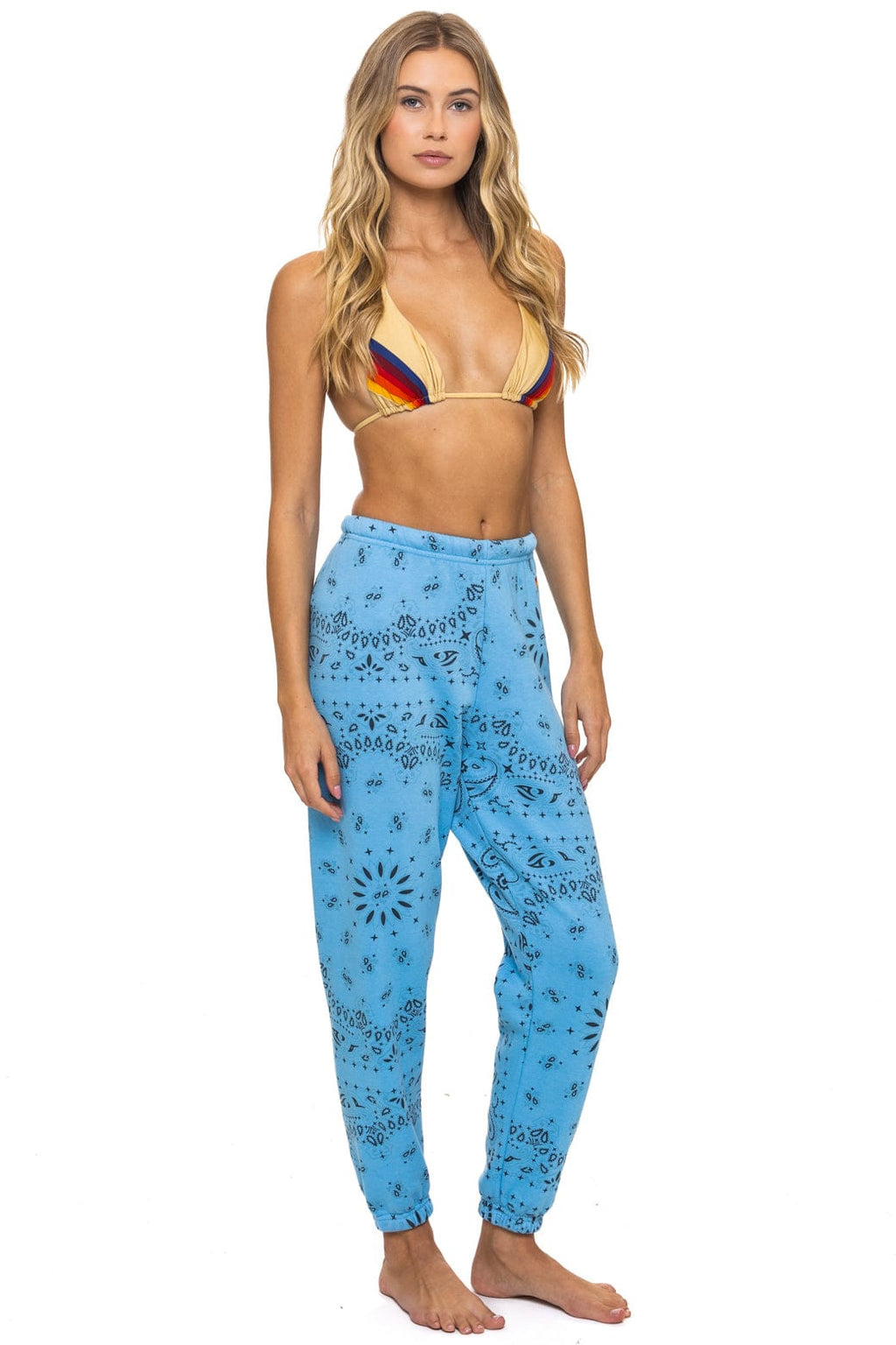 Classic BANDANA SWEATPANTS - SKY
