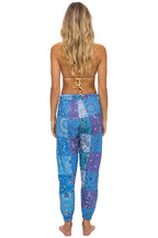 Classic BANDANA QUILTED SWEATPANTS - BLUE