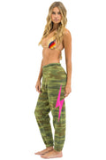 Classic BOLT SWEATPANTS - CAMO NEON PINK