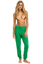 Classic BOLT SWEATPANTS - KELLY GREEN WHITE