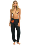 Classic BOLT HEART SWEATPANTS - CHARCOAL