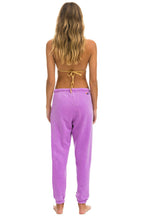 Classic BOLT HEART SWEATPANTS - NEON PURPLE