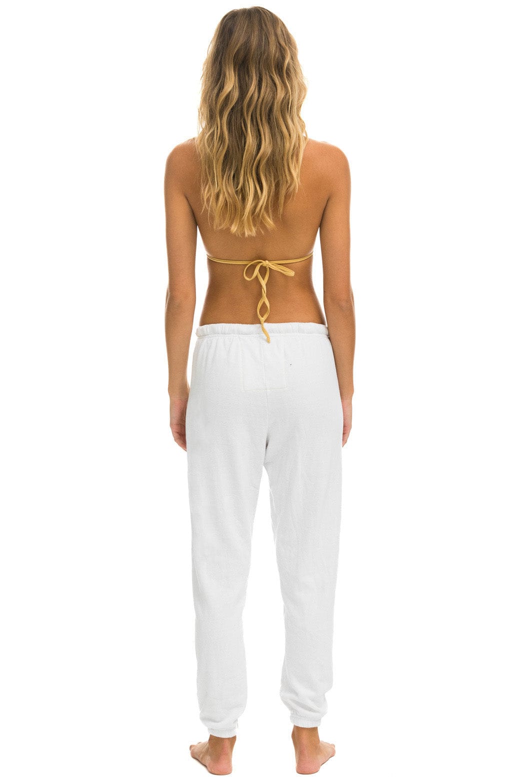 Classic BOLT HEART SWEATPANTS - WHITE