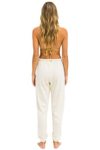 Classic GLITTER HEART SWEATPANTS - VINTAGE WHITE SILVER