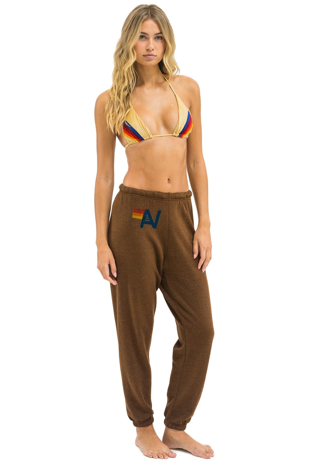 Classic LOGO SWEATPANTS - CHOCOLATE