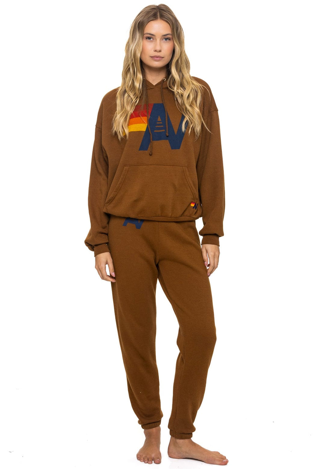 Classic LOGO PULLOVER RELAXED HOODIE - CINNAMON