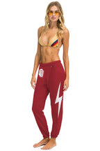 Classic UNIVERSITY OF OKLAHOMA BOLT UNISEX SWEATPANTS - CRIMSON