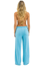 Classic WIDE LEG POCKET SWEATPANTS - AQUA