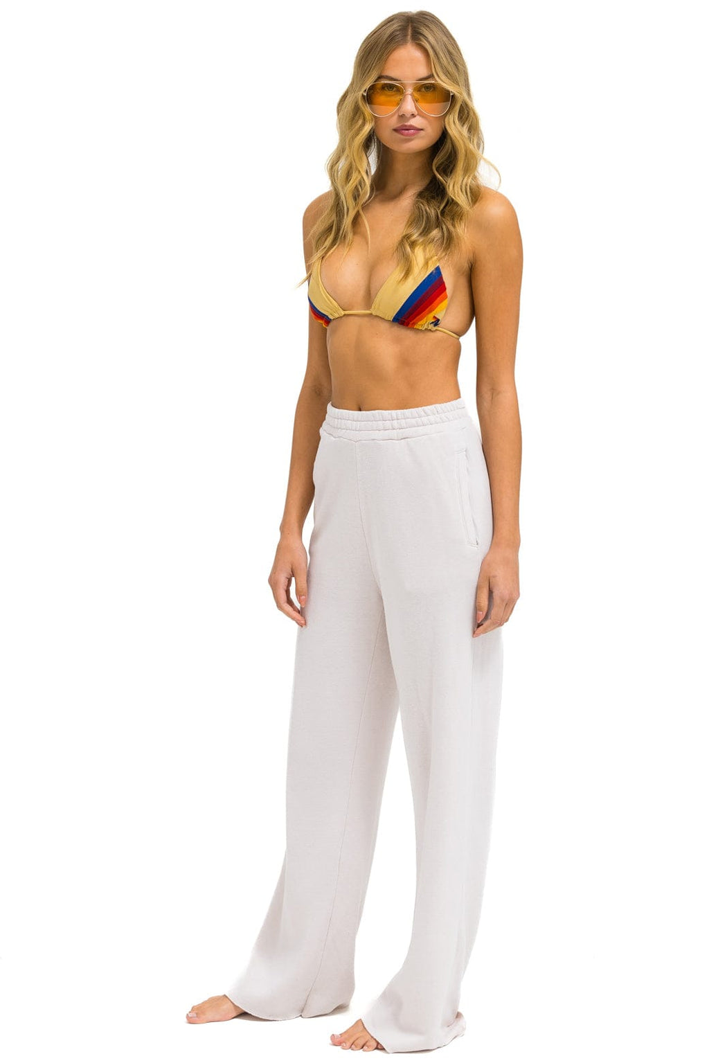 Classic WIDE LEG POCKET SWEATPANTS - DOVE