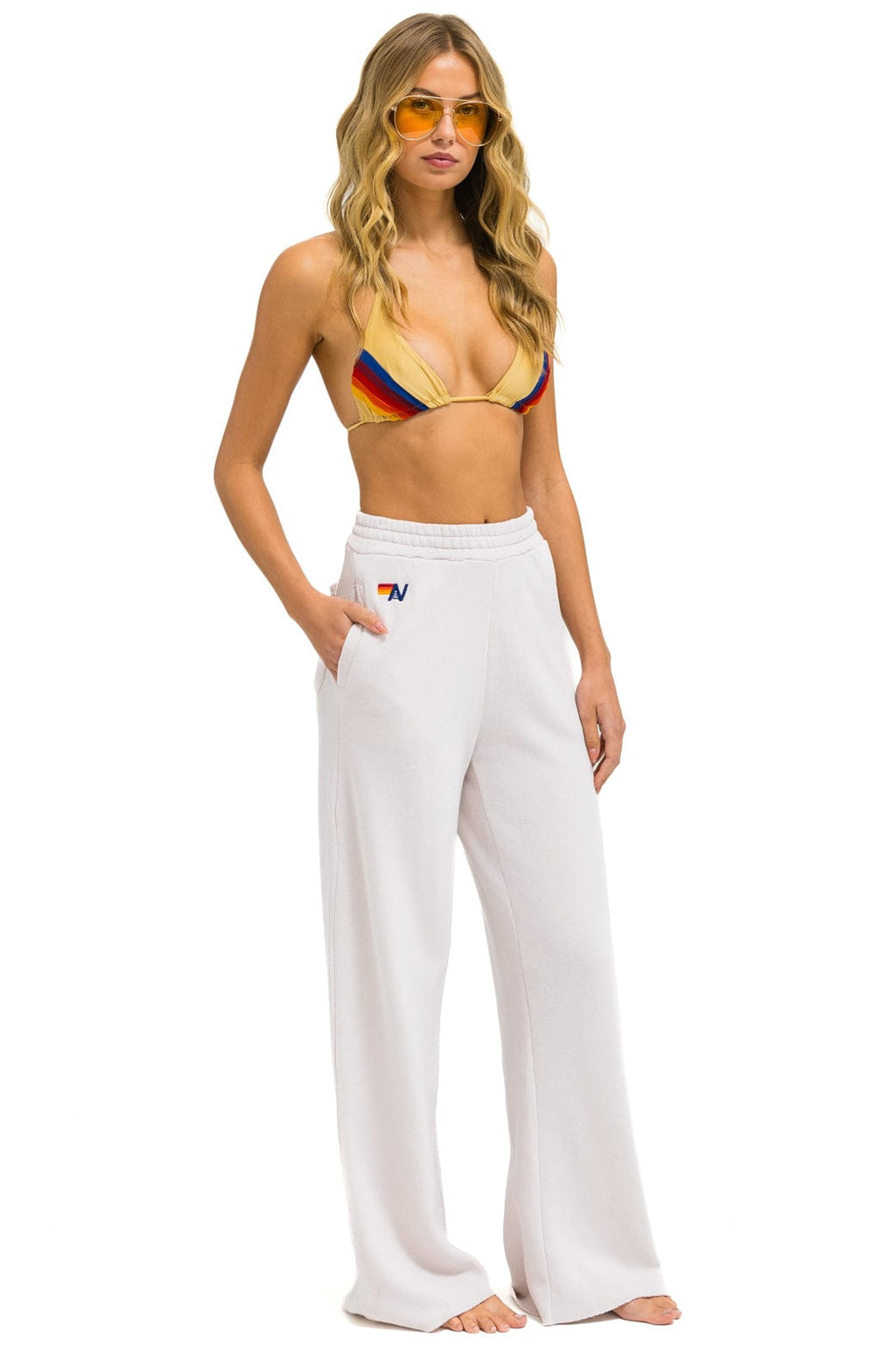 Classic WIDE LEG POCKET SWEATPANTS - DOVE