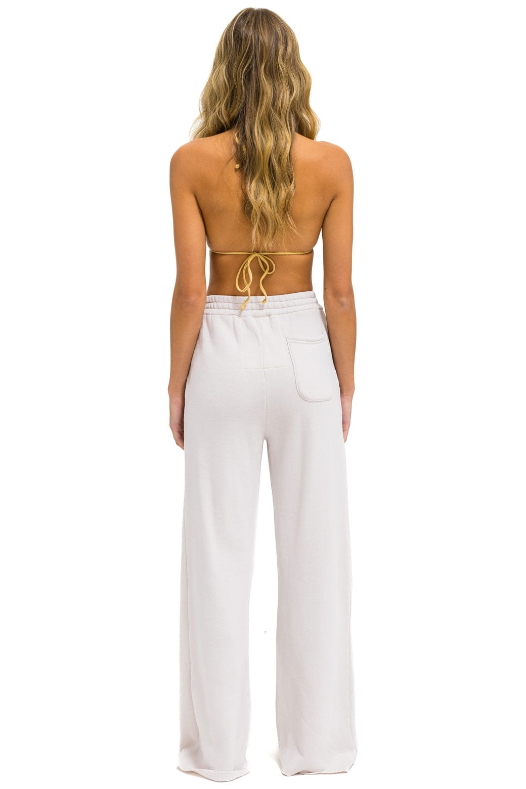Classic WIDE LEG POCKET SWEATPANTS - DOVE