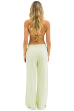 Classic WIDE LEG POCKET SWEATPANTS - LIME CREAM