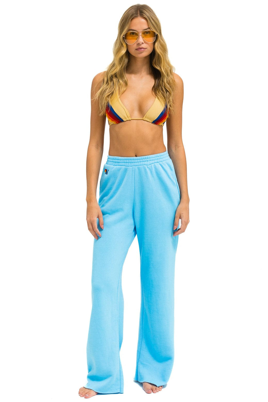 Classic WIDE LEG POCKET SWEATPANTS - SKY
