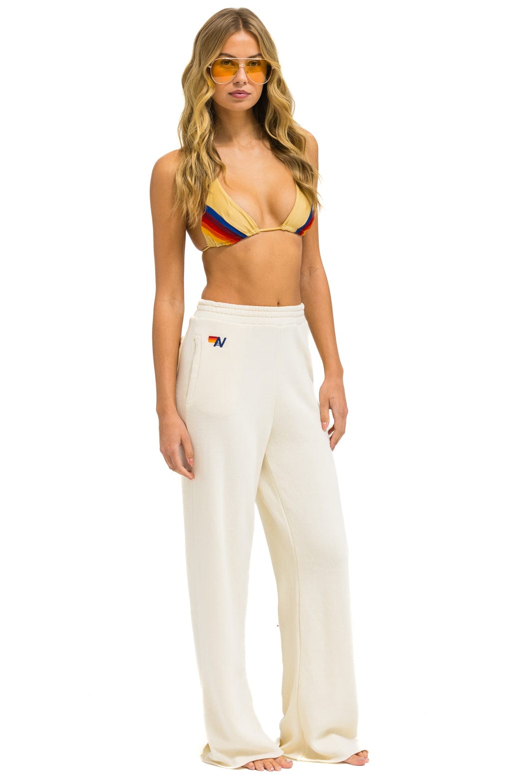 Classic WIDE LEG POCKET SWEATPANTS - VINTAGE WHITE