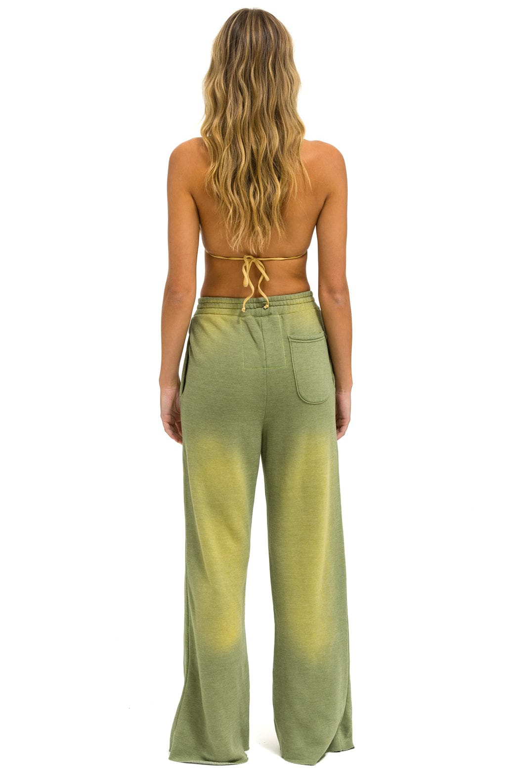 Classic BOLT STITCH WIDE LEG POCKET SWEATPANTS - FADED ARMY