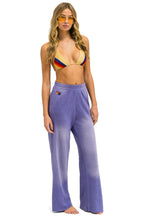 Classic BOLT STITCH WIDE LEG POCKET SWEATPANTS - FADED GRAPE
