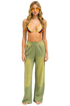 Classic ESSENTIAL WIDE LEG POCKET SWEATPANTS - FADED ARMY