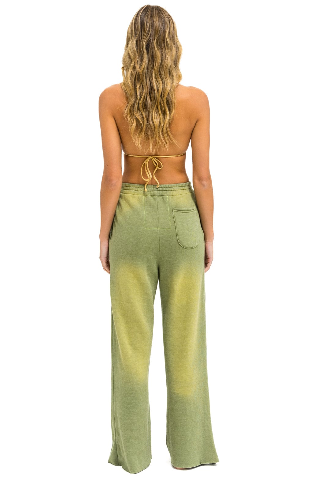 Classic ESSENTIAL WIDE LEG POCKET SWEATPANTS - FADED ARMY