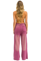 Classic ESSENTIAL WIDE LEG POCKET SWEATPANTS - FADED BERRY