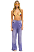 Classic ESSENTIAL WIDE LEG POCKET SWEATPANTS - FADED GRAPE