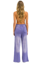 Classic ESSENTIAL WIDE LEG POCKET SWEATPANTS - FADED GRAPE