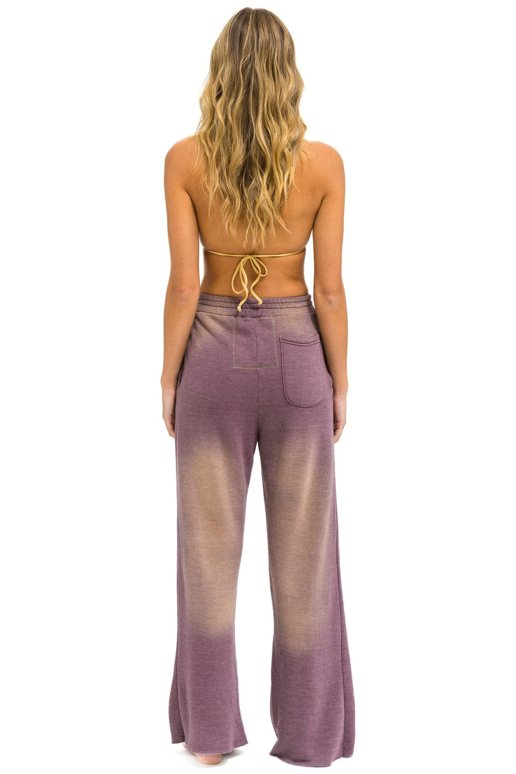 Classic ESSENTIAL WIDE LEG POCKET SWEATPANTS - FADED MOCHA