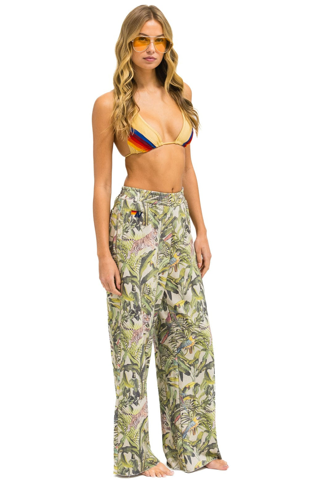 Classic JUNGLE WIDE LEG POCKET SWEATPANTS - SAND