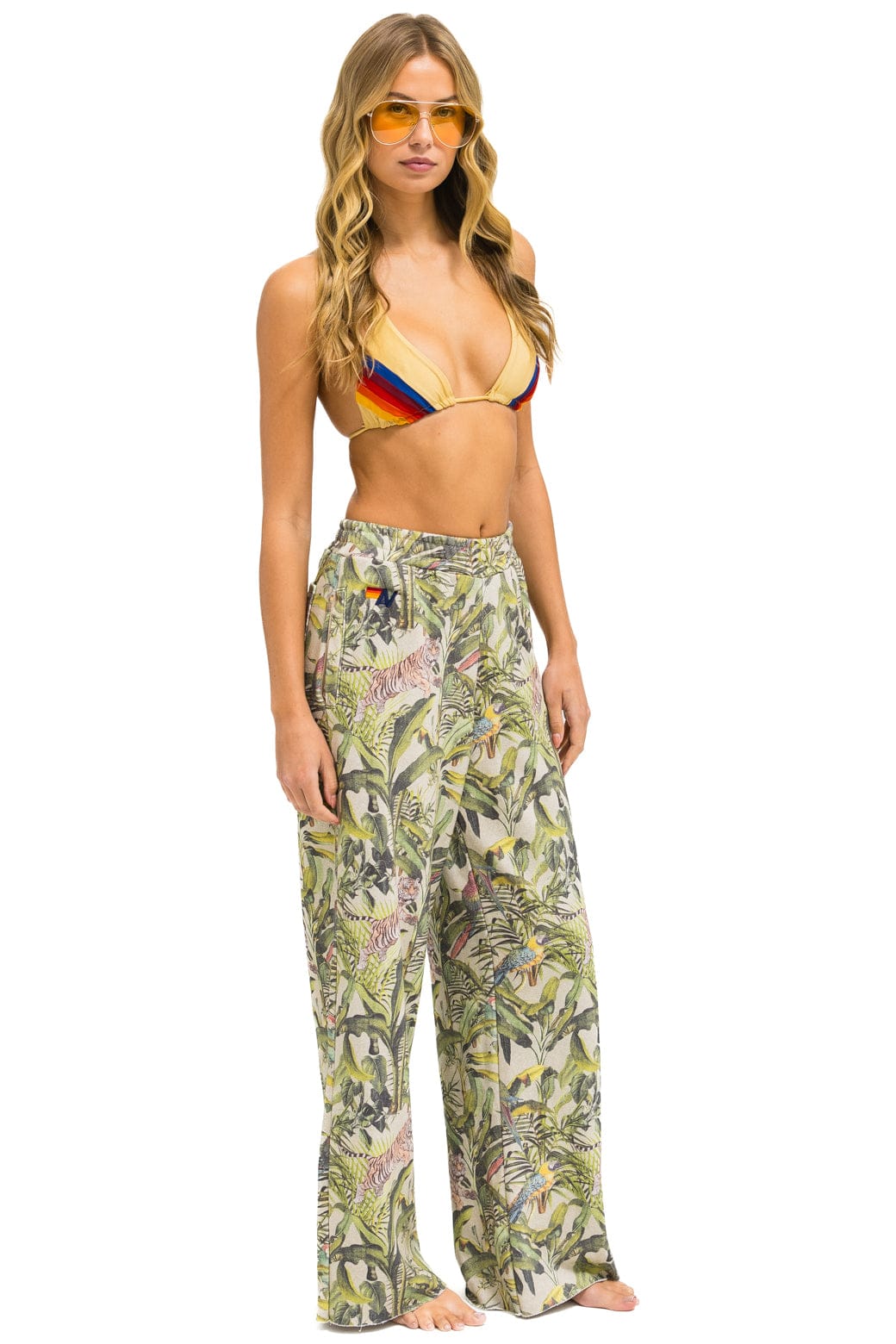 Classic JUNGLE WIDE LEG POCKET SWEATPANTS - SAND