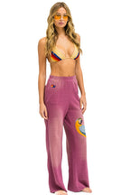 Classic PARROT WIDE LEG POCKET SWEATPANTS - FADED BERRY