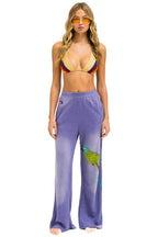 Classic PARROT WIDE LEG POCKET SWEATPANTS - FADED GRAPE