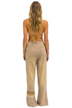 Classic RUGBY STITCH WIDE LEG POCKET SWEATPANTS - FADED TAN
