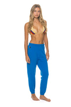 Classic 5 STRIPE SWEATPANTS - ADVENTURE BLUE