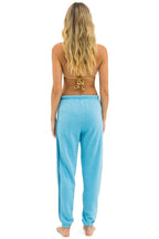Classic 5 STRIPE SWEATPANTS - AQUA AQUA