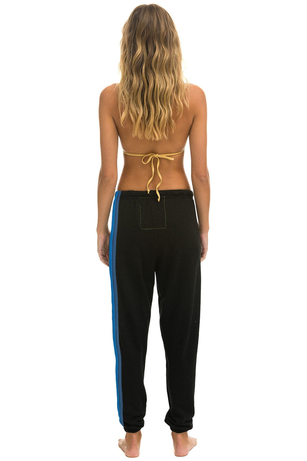 Classic 5 STRIPE SWEATPANTS - BLACK