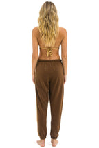 Classic 5 STRIPE SWEATPANTS - CHOCOLATE ESPRESSO