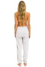 Classic 5 STRIPE SWEATPANTS - DOVE WHITE GREY
