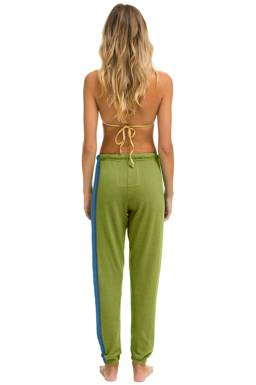 Classic 5 STRIPE SWEATPANTS - JUNGLE GREEN