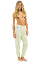 Classic 5 STRIPE SWEATPANTS - LIME CREAM WHITE NEON