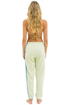 Classic 5 STRIPE SWEATPANTS - LIME CREAM SEAFOAM