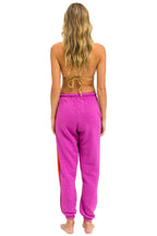 Classic 5 STRIPE SWEATPANTS - MAGENTA ORANGE YELLOW