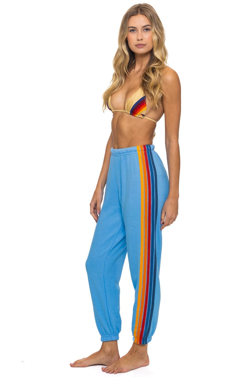 Classic 5 STRIPE SWEATPANTS - RETRO OCEAN